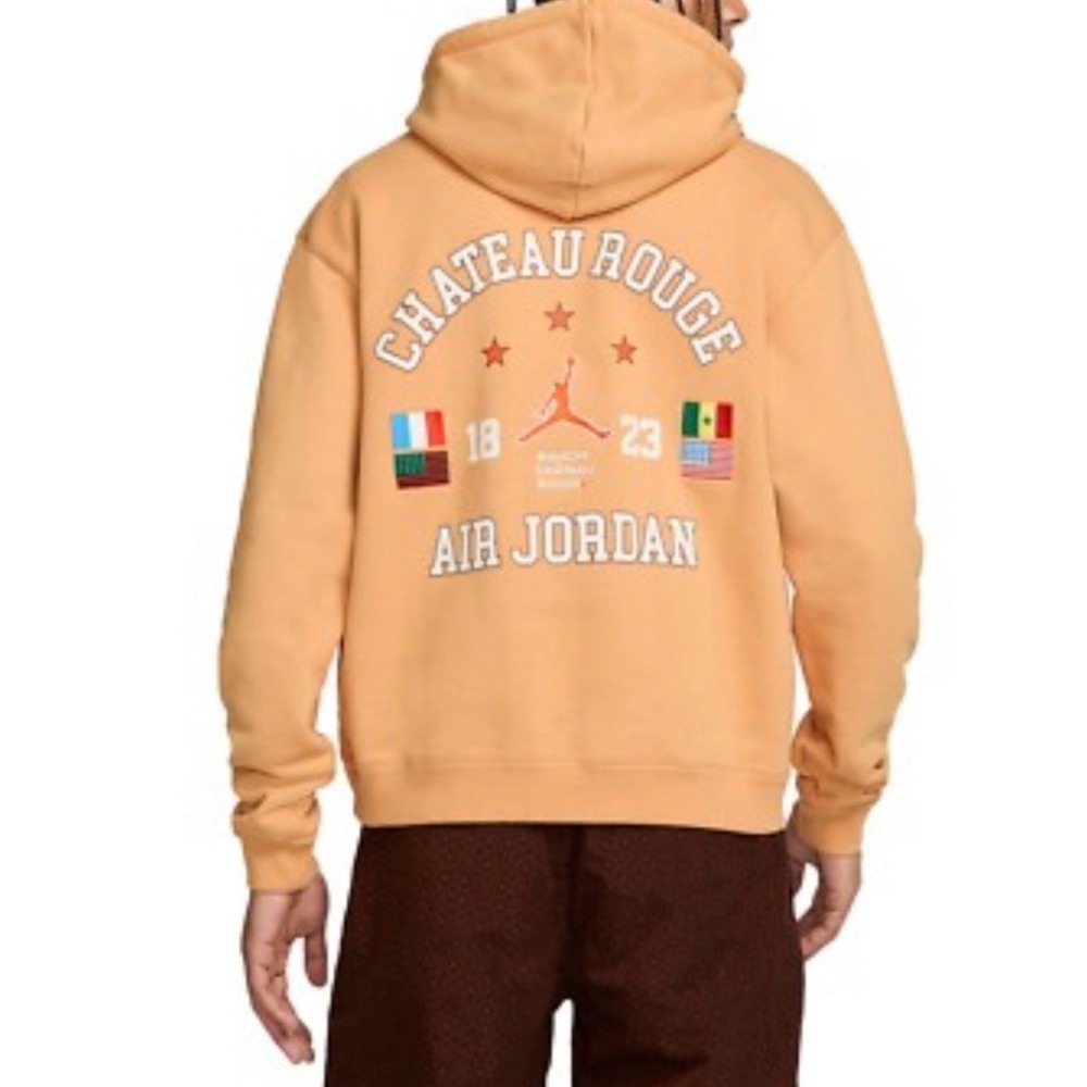 Jordan‎ Maison Château Rouge Crewneck Sweatshirt Peach Orange Size Large